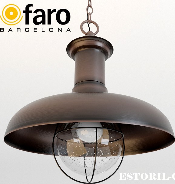 Faro ESTORIL-G Rust pendant lamp