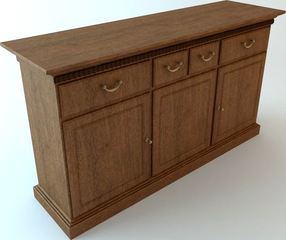 Credenza Cabinet 23d model