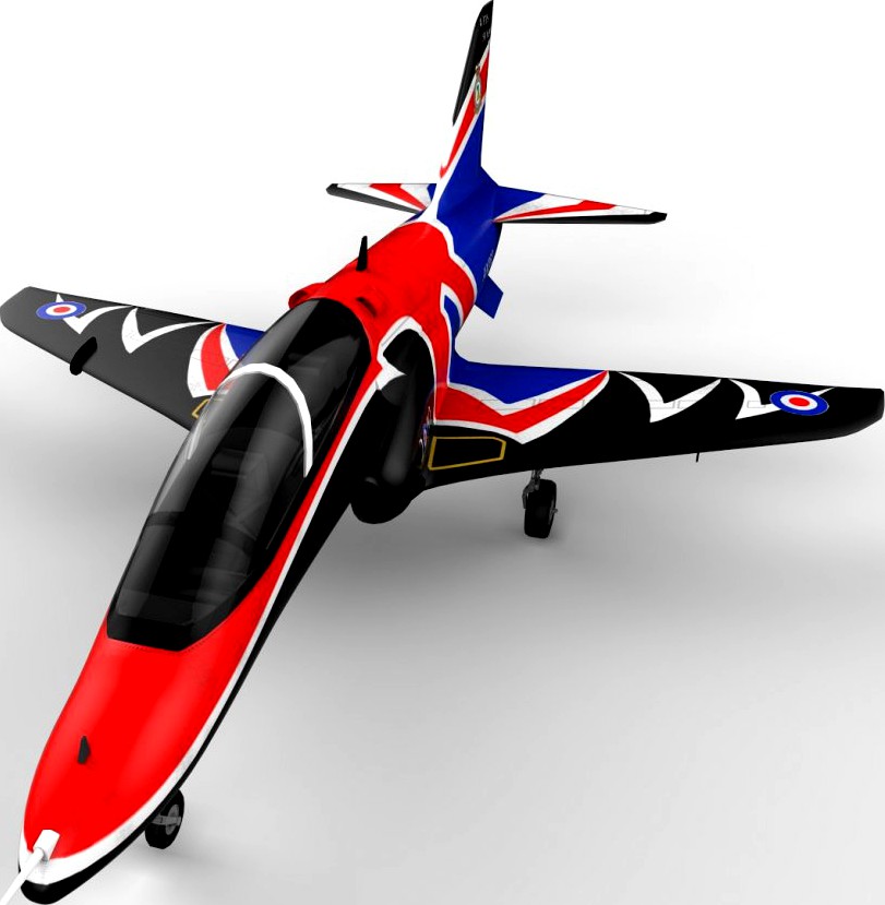 Hawk T1A British3d model