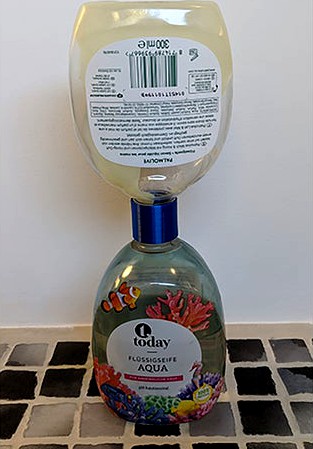 Soap/Lotion Dispenser Coupling by mlflegel