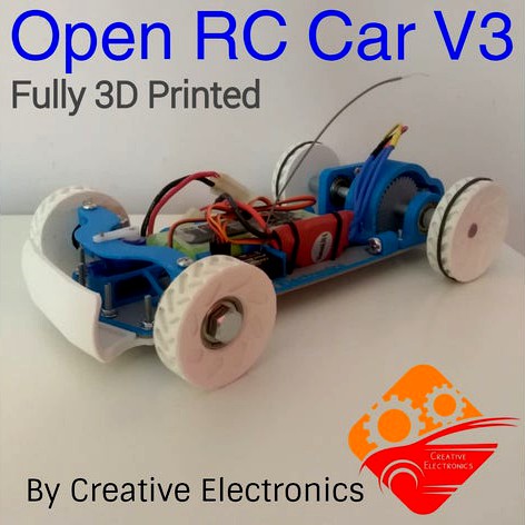 Open RC Car V3 by CreativeElectronics