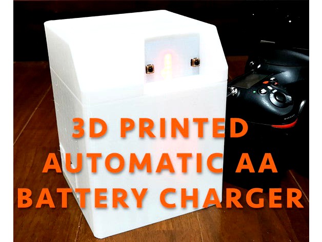 Automatic robotic AA battery charger by shiura