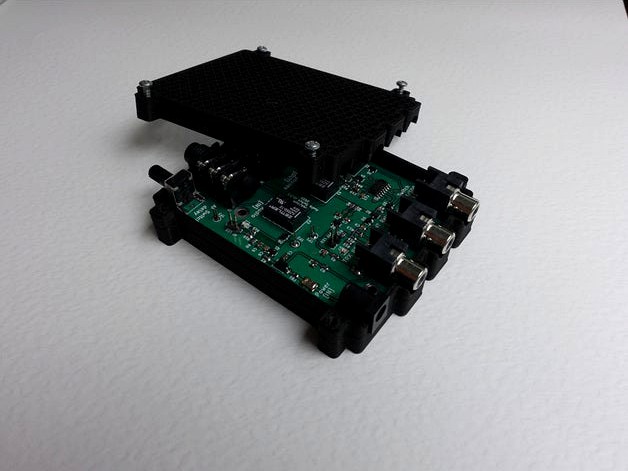 Enclosure for LZ1AQ TRX-SDR Audio Switch by chavylevy