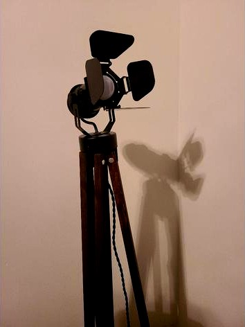 Tripod Industrial Cinema Lamp by Schneiderg