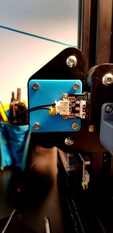 Ender 3 Pro X-axis end-stop switch mounting plate by unixgin