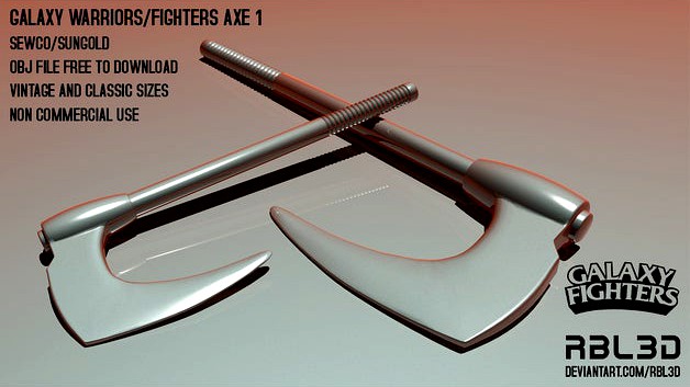 Galaxy Warriors / Fighters Axe 1 by RBL3D