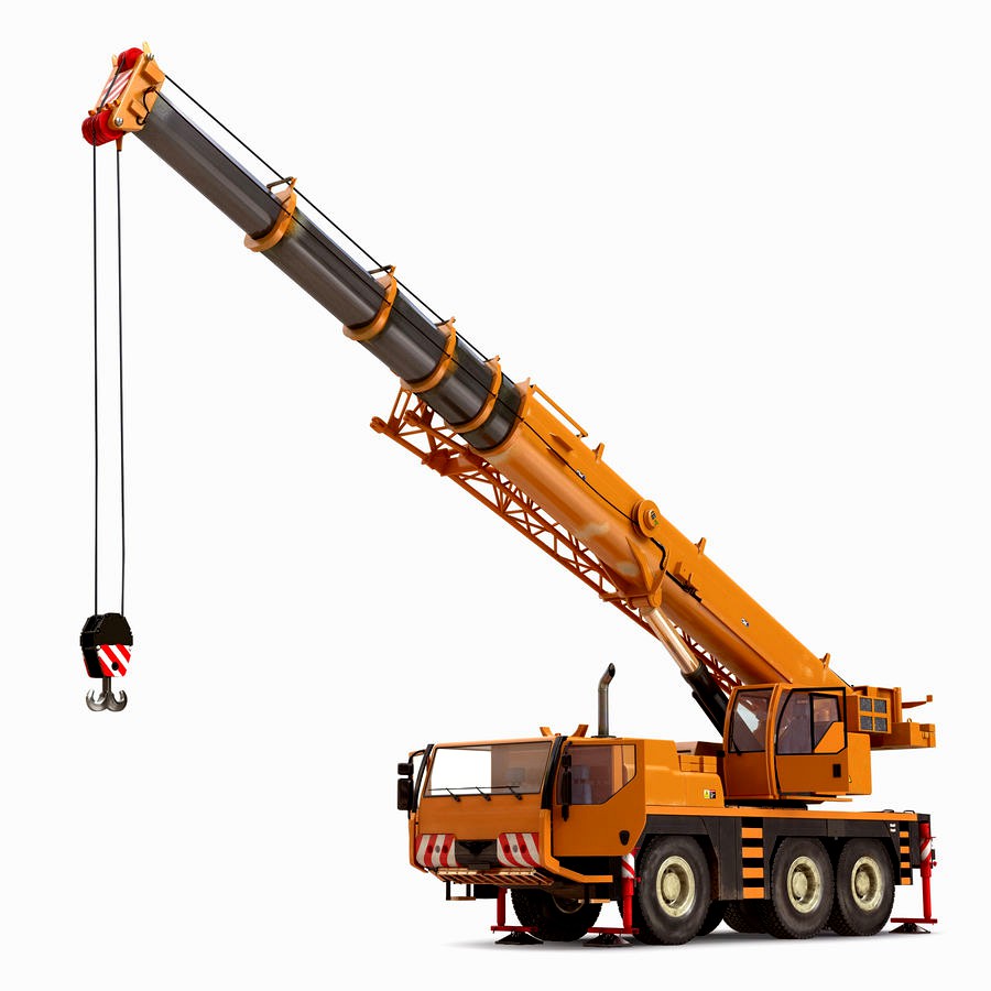 Compact Mobile Crane Rigged 2