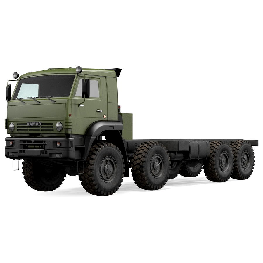 Kamaz 6350 8x8 Military Truck Chassis