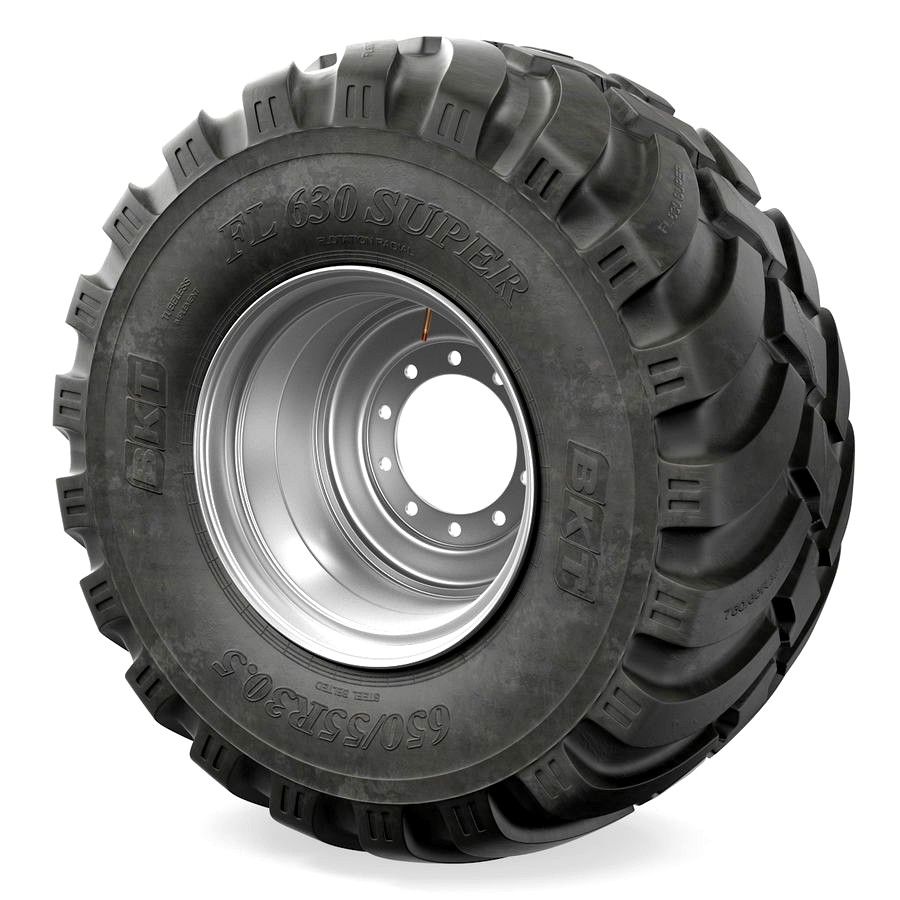 BKT FL630 Tire 3D Model