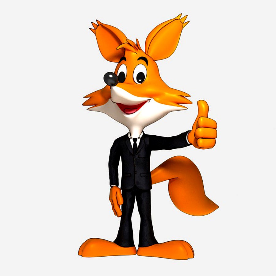 Fox in suit