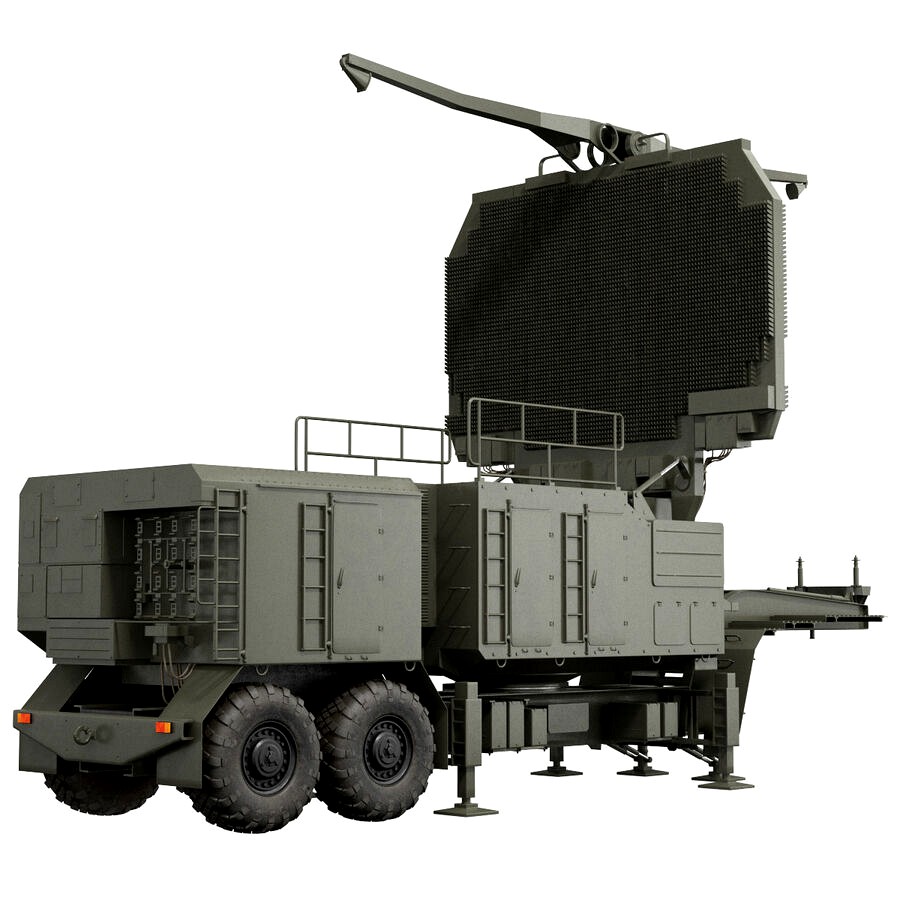 Long Range Radar TOMBSTONE 64N6 Trailer