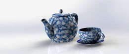 tea pot with cup