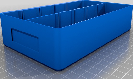 Customizable Organizer Box by KOBALT3D