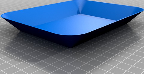 Parametric Tray (Puzzle sorting tray) by Zuzzuk