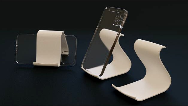 Simple smartphone stand by squirrelf
