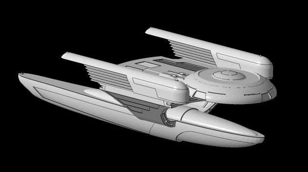 Oberth class and fanon derivatives: Star Trek starship parts kit expansion #14 by CaptainMojo