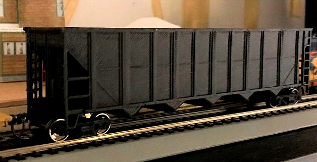 Hopper Car (HO SCALE) With 3 Loads by krafttrains