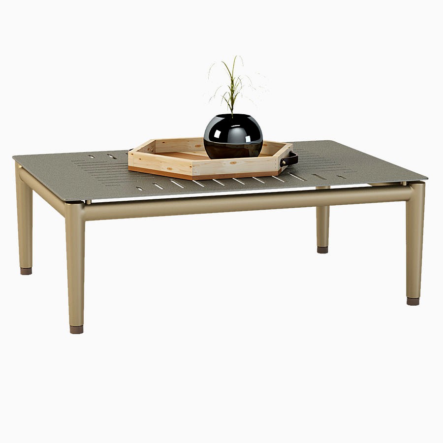 Detail Conic Coffee Table with Centerpiece