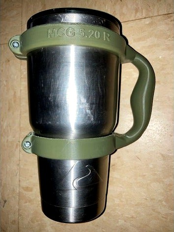 Cup Handle for 32oz Stainless Steel Mug (Right or Left Handed Handle) by grubbsmc