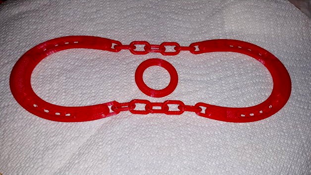 Chained Horseshoe Puzzle Remixed for FDM Printers by Maxx3D