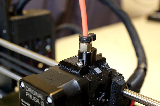 Prusa i3 MK3 MMU 2.0 Filament Sensor Cover for Pass-through Couplings by carbonbased