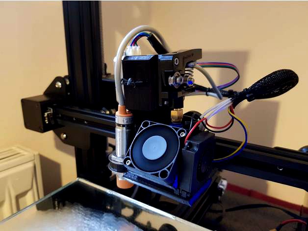 Ender 3 / CR-10 Direct Drive mount (Hero v2 Fan Duct Compatible) by Powerstomp