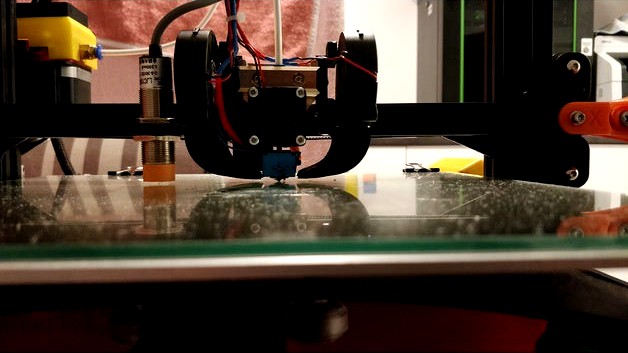 CR-10 / Ender3 - Longer Heavy Duty Mount Mod 5015 e3D-v6 ABL by kitzi85