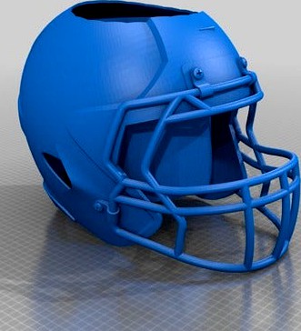 football helmet pen cup by bigjim12