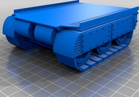 1 peice tracks for ork/orc halftrack by Redstarkits