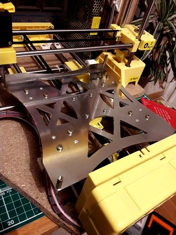Printrite heating bed mounting plate by krystoff