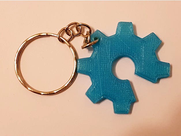 Open Source Hardware logo Keychain by MisterPrinter