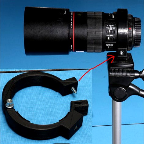 Tripod mount ring for Canon 100mm macro by laurent_despeyroux
