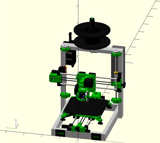 DIY 3D printer V1.2 model by JB86