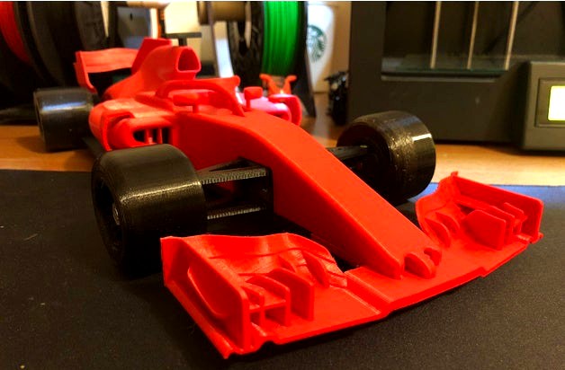 OpenRC F1 Safe front spoiler Ferrari SF71H style by matteobedon