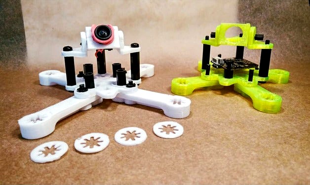 X-82 "Monster Whoop" - 1.9 - 2.5 Inch Micro Brushless FPV Racing Drone Quadcopter by Karamvir_Bhagat