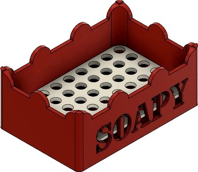 Soap Dish (Optional drain hole) by Dagazsta