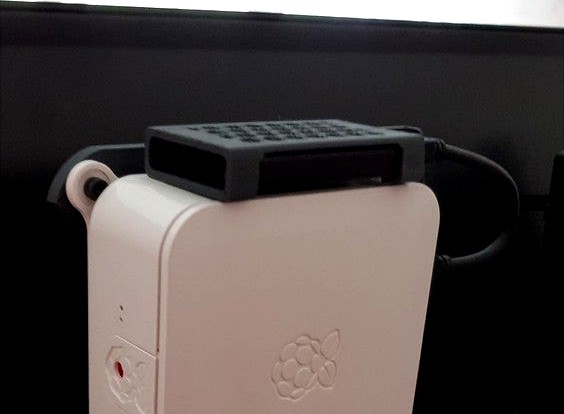 External mSATA USB enclosure mount for Quattro RPi cases by Authenticaco