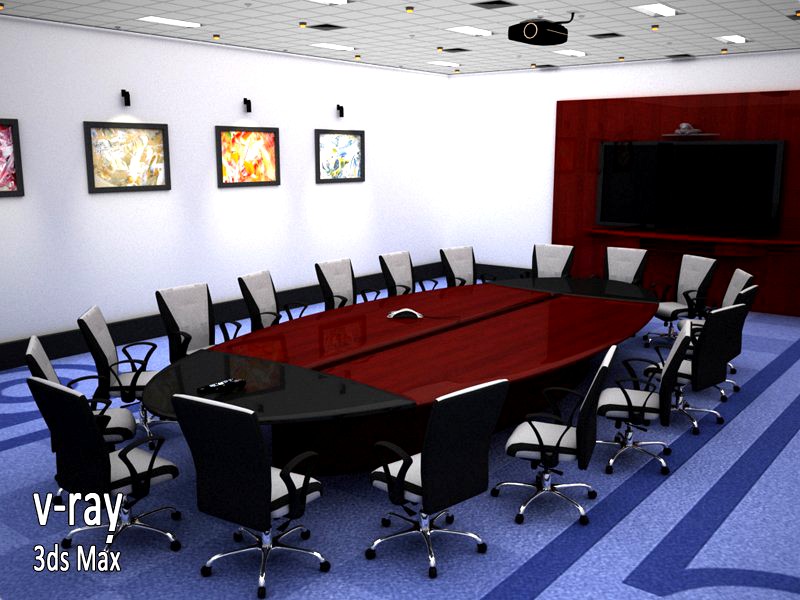 Corporate Conference Room3d model