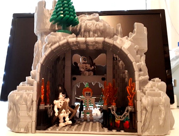 Lego Gate to the Underworld by advancedvb