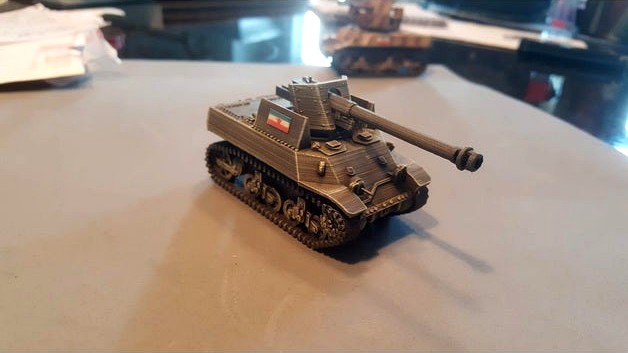 Yugoslavian M3a3 Pak 40 SPG - 28mm by deweycat