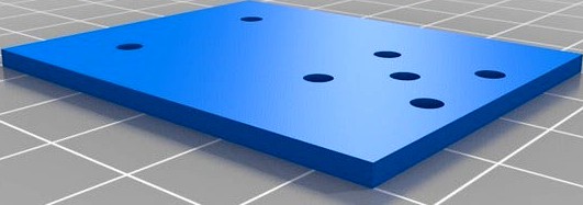 T8 Nut to 20mm extrusion drill plate by jmcorp