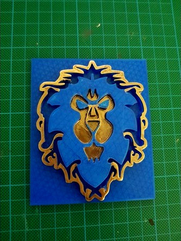 World of warcraft Alliance Shield/Badge  by Ryxxi
