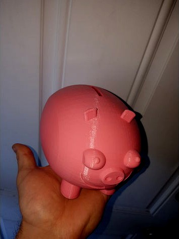 Piggy bank Remixx with bottom cap by Octagonman