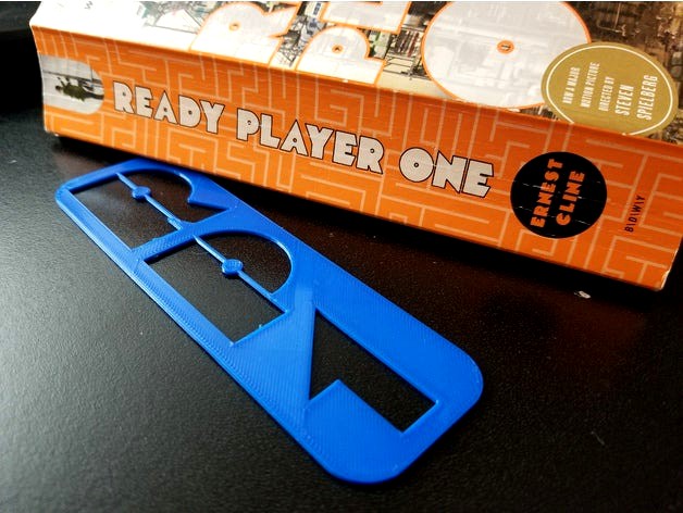 Ready Player One Bookmark by 3D_Cre8or