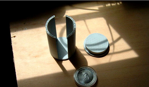 Coin Holder for 10 1-ounce Silver Coins by Jpeg13