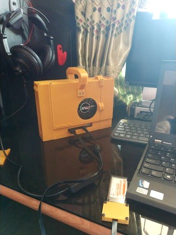 EXP GDC Case with Asus 750ti eGPU external VGA Notebook by Budiman7x