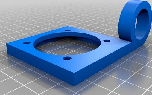 CR-10 18mm NPN/PNP Sensor Mount for 40 mm Fan by ShiftDog