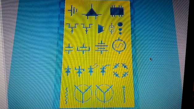 Electronic Symbol Stencils (Basic) by Cotton80