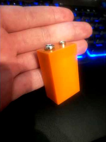 DIY 9V  Rechargable Battery Replacement (850mAh @ 7.4V) by OutFoxD