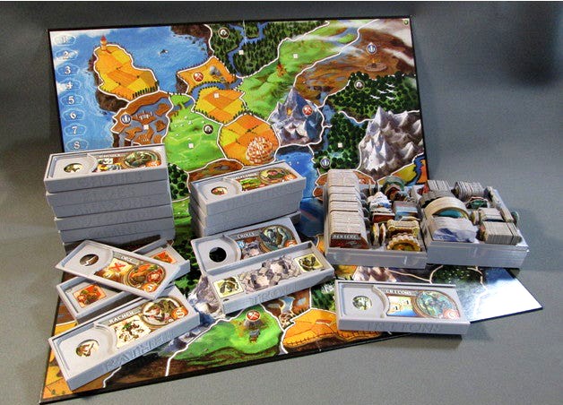 Small World Game Insert - Race Storage! (WoW Version Now Available) by Pandoras_Hobbies
